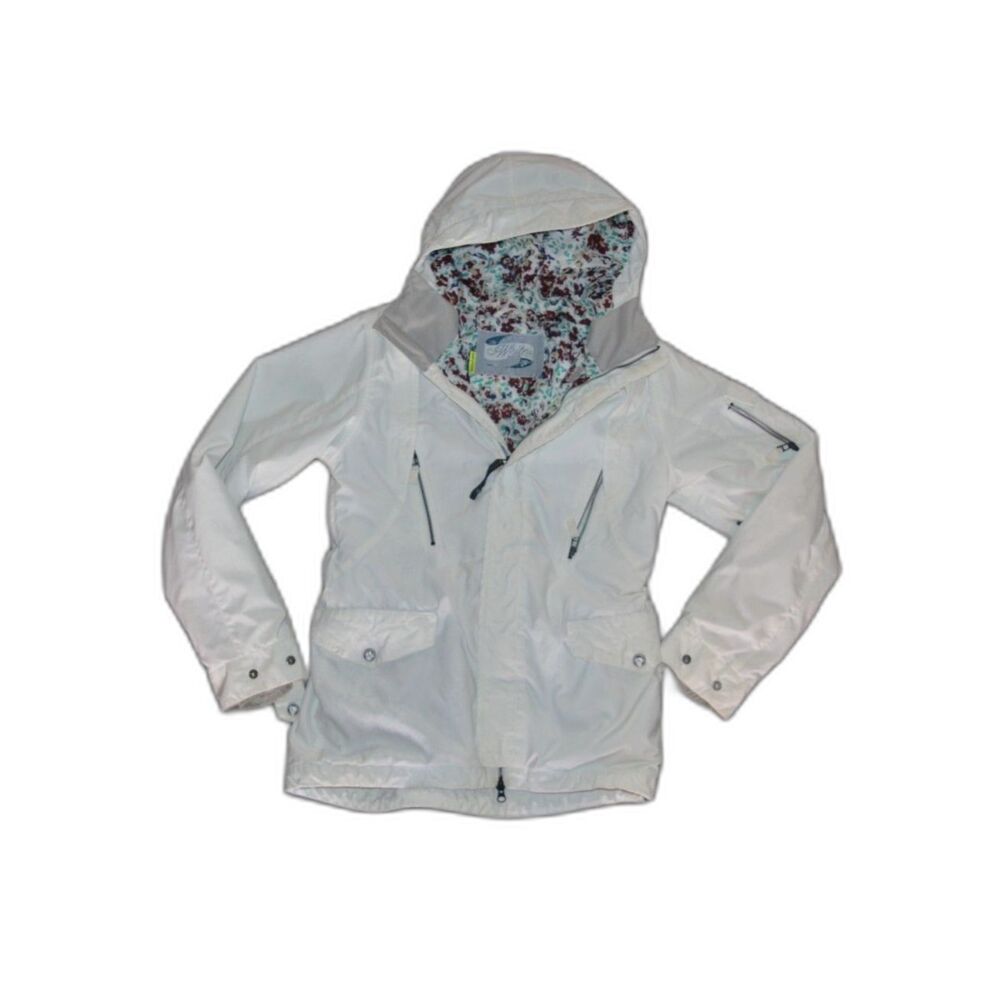 Burton The White Collection Dryride women’s snowboarding jacket Ski Snow Small